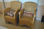 Stoelen, fauteuils, 2 stuks. rotan, Ophalen, Gebruikt, Twee, Bruin