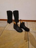 Paardrijlaarsjes: jodhpurs maat 31 met chaps 8jaar, Dieren en Toebehoren, Paardrijkleding, Ophalen of Verzenden, Zo goed als nieuw