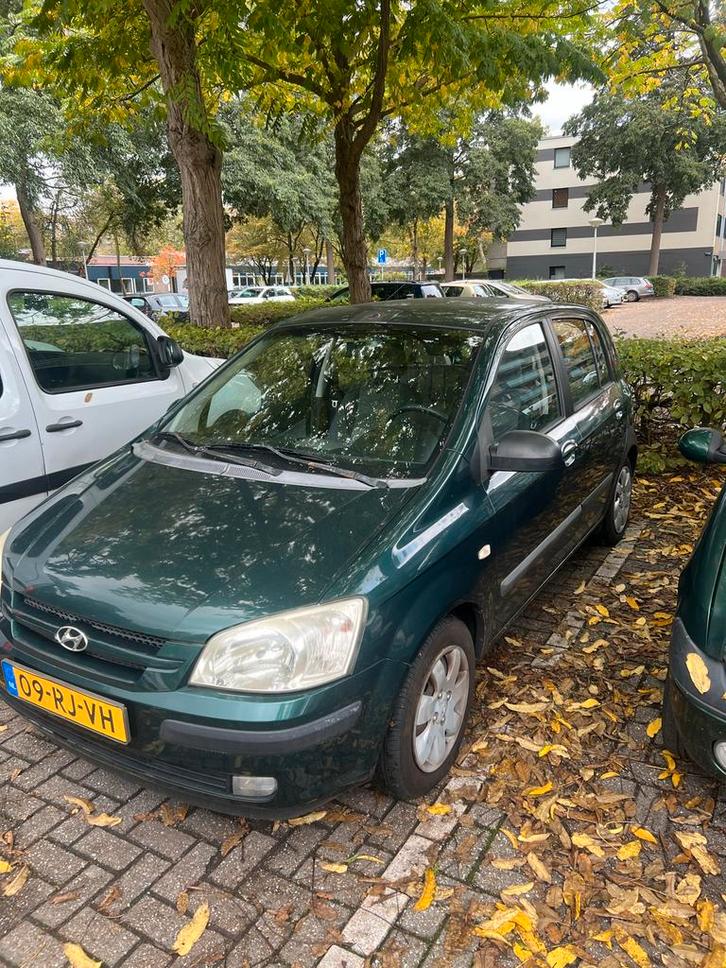 Hyundai Getz 1.6 5DRS 2005 Groen, Auto's, Hyundai, Particulier, Getz, Benzine, C, Hatchback, Handgeschakeld, Origineel Nederlands