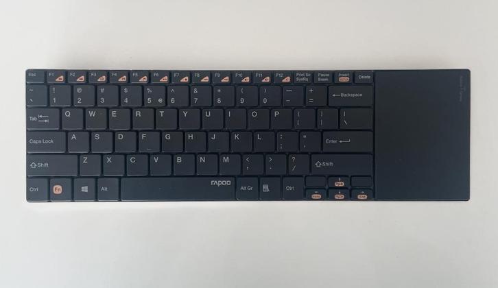 Rapoo draadloos toetsenbord met trackpad, Computers en Software, Toetsenborden, Zo goed als nieuw, Qwerty, Draadloos, Ergonomisch