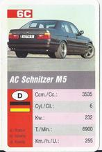 Kw3629 autokaartje 6c ac schnitzer m5, Ophalen of Verzenden, Zo goed als nieuw, Auto's