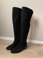Vero Cuoio knielaarzen zwart suède maat 38, Hoge laarzen, Zwart, Ophalen of Verzenden, Zo goed als nieuw