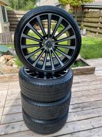 mooie 18” VW (BORBER)velgen met z.banden 5x112 225/40/18, Ophalen, 18 inch, Band(en), Zomerbanden