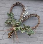 Landelijk hart, wilgentenen, groendecoratie, droogbloemen, Nieuw, Ophalen of Verzenden, Gemaalweg 12b Rutten, Ari-Janne.nl