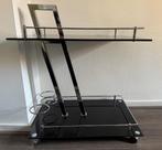 Zo goed als nieuwe bijzettafel met wieltjes, Huis en Inrichting, Tafels | Bijzettafels, Ophalen, 55 tot 75 cm, Zo goed als nieuw