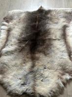 Mooie dierenhuid rendier vacht rendier huid kleed decoratie, Gebruikt, 100 tot 150 cm, Bruin, Ophalen of Verzenden