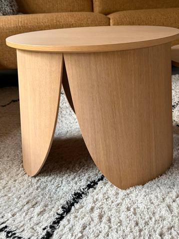 Bolia Peyote salontafel h45xd56 eiken gelakt, krasje op blad beschikbaar voor biedingen