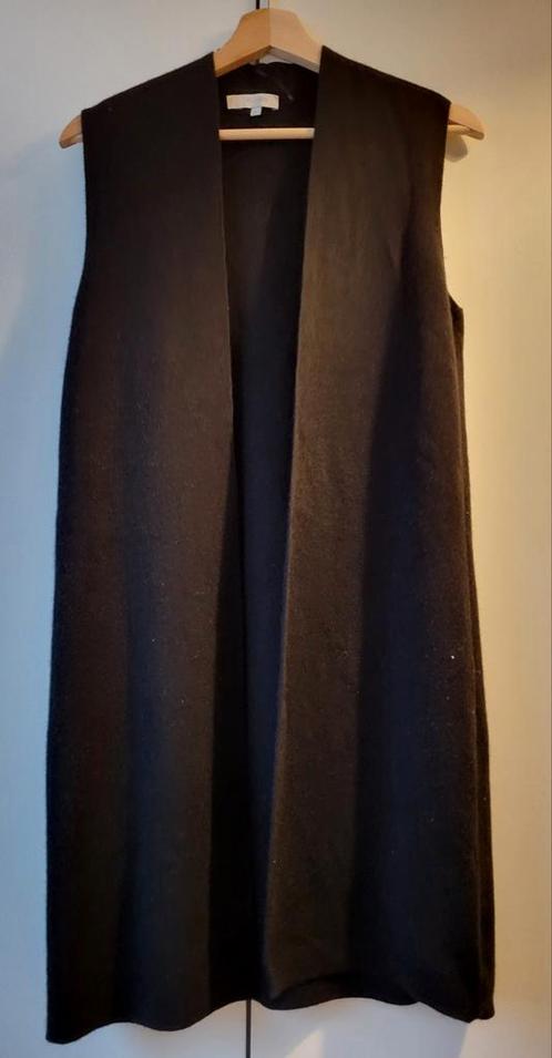 Zwart Hobbs merinowollen vest in maat 38 topstaat, Kleding | Dames, Truien en Vesten, Zo goed als nieuw, Maat 38/40 (M), Zwart