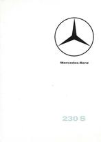 Mercedes Benz 230 S auto folder 1965, Verzenden, Zo goed als nieuw, Mercedes