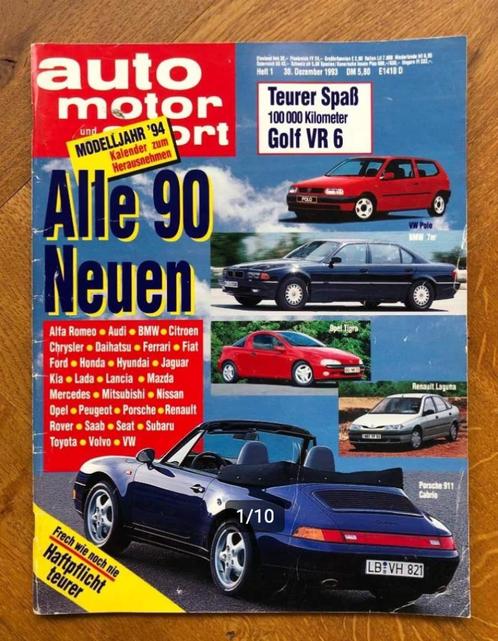 AUTO MOTOR und SPORT Heft 1 30.Dezember 1993, Boeken, Auto's | Folders en Tijdschriften, Nieuw, Algemeen, Verzenden