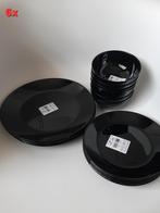 Nieuw Servies - Borden en Kommen - Zwart, Keramiek, Nieuw, Ophalen of Verzenden, Bord(en)