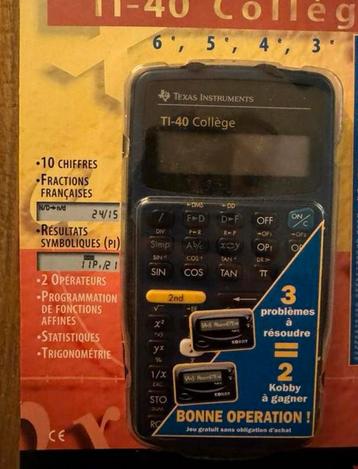 TI-40 college rekenmachine texas instruments 10 grafisch beschikbaar voor biedingen