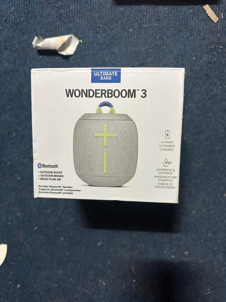 ULTIMATE EARS WONDERBOOM 3 - LUIDSPREKER (ongeopend), Audio, Tv en Foto, Luidsprekers, Nieuw, Overige typen, Minder dan 60 watt