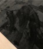 Luxe velvet velours vloerkleed deep black zwart 240x330 CM!!, Huis en Inrichting, Stoffering | Tapijten en Kleden, Ophalen