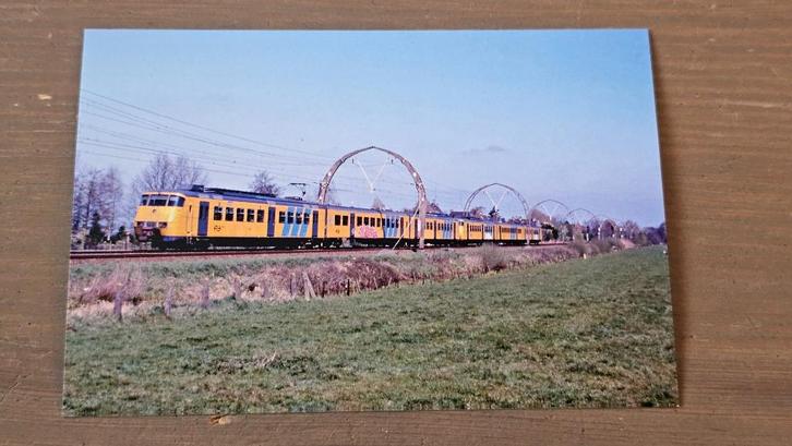 Foto TREIN NS Nederlandse Spoorwegen SGM Sprinter Plan Y, Verzamelen, Spoorwegen en Tramwegen, Gebruikt, Trein, Overige typen