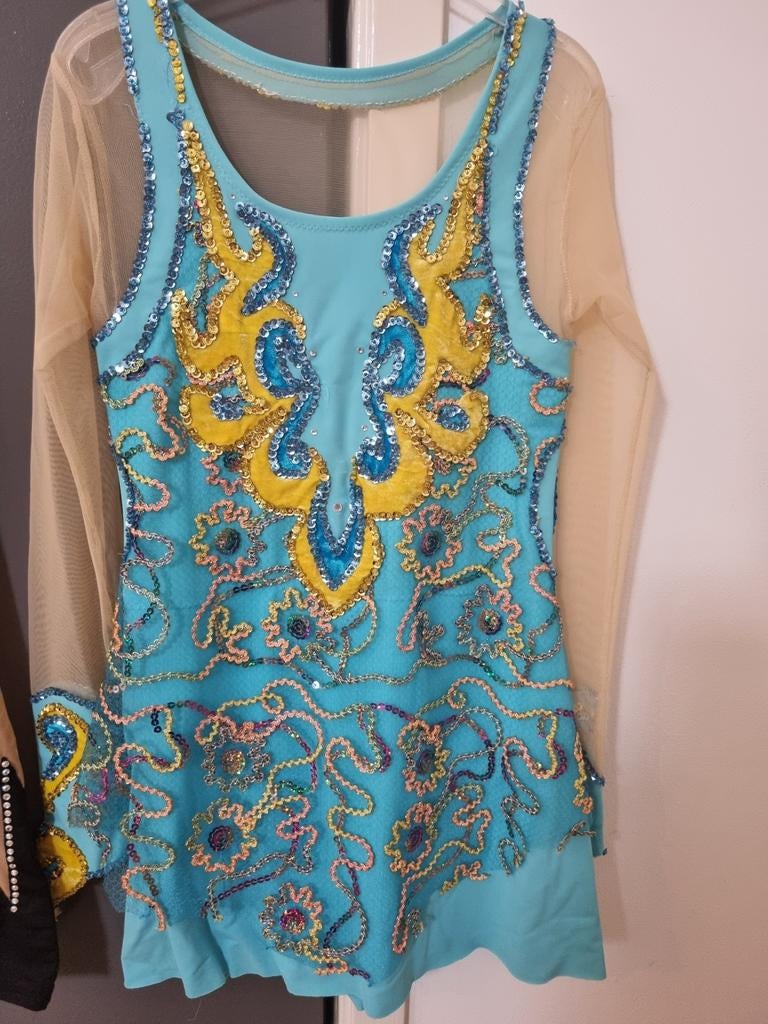 Ritmische gymnastiek/ turn pakje, Kindermaat 146 t/m 176, Ophalen of Verzenden, Turnpak(je)