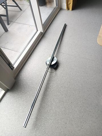 Design hanglamp ´Snake´, 3 kappen, alu & glas, E 1500+ beschikbaar voor biedingen