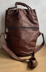 Renato Angie leren buideltas., Ophalen of Verzenden, Bruin, Leer