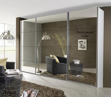 - AANBIEDING- Schuifdeur kledingkast XL 3 Spiegel deuren. beschikbaar voor biedingen