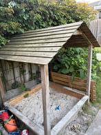 Zandbak met dak - 140x134x154 cm, Ophalen, Gebruikt