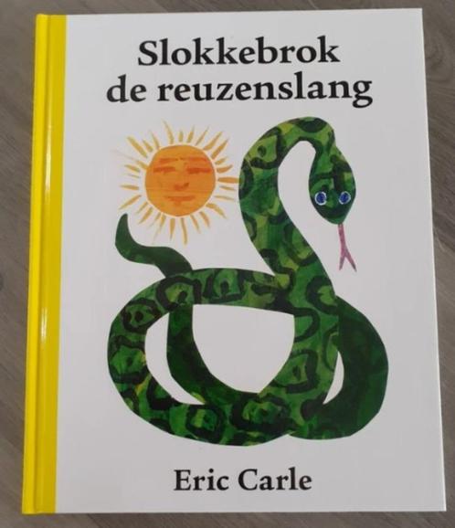 Slokkebrok de reuzenslang - Eric Carle, Boeken, Kinderboeken | Kleuters, Zo goed als nieuw, Fictie algemeen, 5 of 6 jaar, Jongen of Meisje