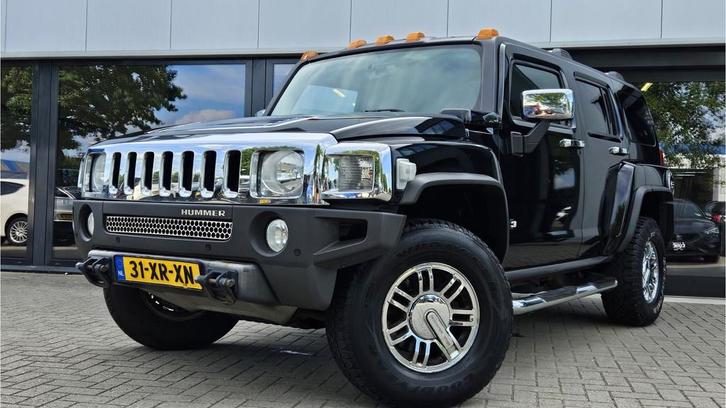 Hummer H3 3.7 Luxury 1ste eigenaar + NL AUTO (bj 2007), Auto's, Hummer, Bedrijf, Te koop, H3, 4x4, Airbags, Airconditioning, Alarm