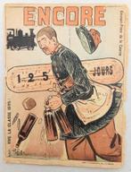 Encore 125 Jours Almanach - Belle Epoque prent cover, Antiek en Kunst, Ophalen of Verzenden