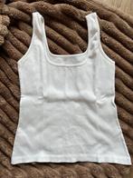 HEMA top – Witte ribstof – Maat 36/38, Wit, Ophalen of Verzenden, Zo goed als nieuw, Hema