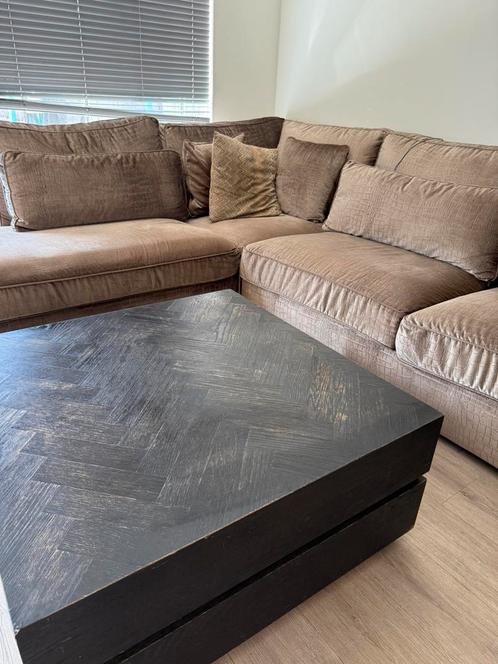 Richmond salontafel blackbone, Huis en Inrichting, Tafels | Salontafels, Gebruikt, Minder dan 50 cm, 200 cm of meer, Rechthoekig