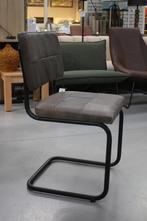 10 x eetkamerstoel Nelson Jess Design metaal leer sledestoel, Ophalen, Zo goed als nieuw, Metaal, Vijf, Zes of meer stoelen