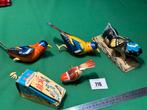 716- Vintage Blikken Speelgoed Vogels - Divers Collectie, Antiek en Kunst