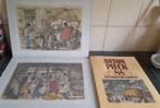 Anton Pieck>> 2 prenten en een boek over Anton Pieck.., 1960 tot 1980, Ophalen of Verzenden, Zo goed als nieuw, Prent