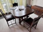 Klassieke Tafel met 4 stoelen, Ophalen
