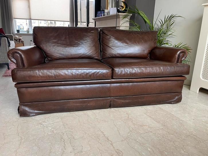 Prachtige Muylaert Bank, Huis en Inrichting, Banken | Bankstellen, Zo goed als nieuw, 200 tot 250 cm, 75 tot 100 cm, Leer, Ophalen