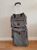 Kipling Reiskoffer en Tas Set, Ophalen, 20 tot 30 cm, Zwart, Zo goed als nieuw