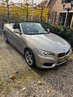 BMW 2-Serie 2.0 220D 135KW Cabrio AUT 2016 Grijs, Auto's, BMW, Automaat, Achterwielaandrijving, 1995 cc, Cabriolet