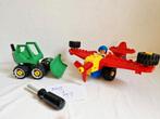 Technisch duplo toolo set 2917 vliegtuig + 3587 shovel, Ophalen of Verzenden, Gebruikt, Complete set, Duplo
