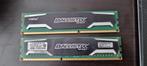 8GB (2x4GB) DDR3-1600 MHz Crucial Ballistix Sport BLS4G3D160, Computers en Software, RAM geheugen, Ophalen of Verzenden, Zo goed als nieuw