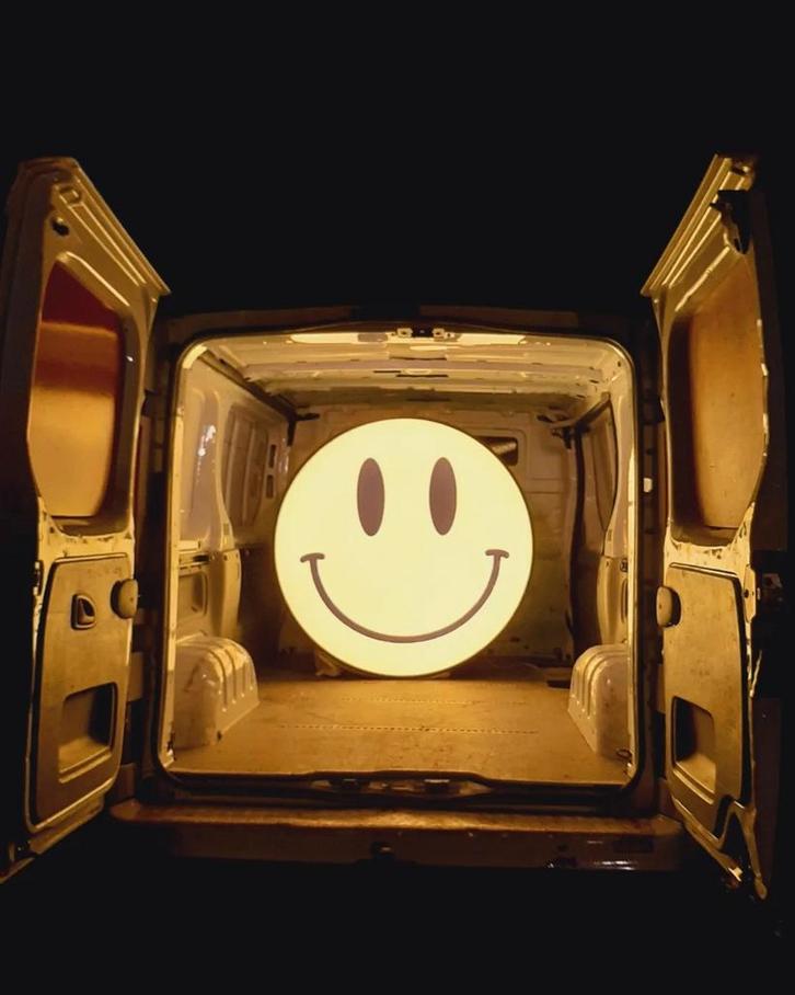 XL smiley wall light lightbox, Huis en Inrichting, Lampen | Overige, Nieuw, Ophalen