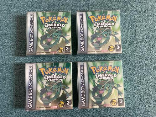 4 pokemon emerald EU, uitstekende staat, Spelcomputers en Games, Games | Nintendo Game Boy, Zo goed als nieuw, Avontuur en Actie
