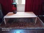 Walter Antonis 70e,Salontafel Lattenbank essenhout Spectrum, Ophalen, Gebruikt, 100 tot 150 cm, 50 tot 100 cm