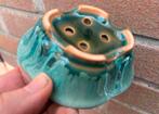 Bonsai schaal Lotus groen-blauw turquoise 10,5x9,1x3,8, Tuin en Terras, Nieuw, Ophalen of Verzenden, Overige vormen, Aardewerk