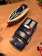 Playmobil Politie Set - Auto, Bus, Helikopter, Quad, Ophalen, Gebruikt, Complete set