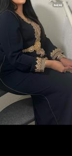 Marokkaanse jurk te koop, Blauw, Zo goed als nieuw, Claudia Sträter, Onder de knie