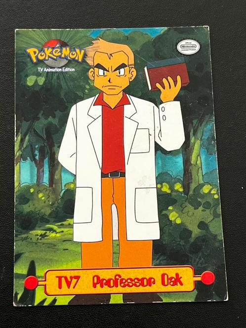 Tv7 professor oak topps 1999 pokemon, Hobby en Vrije tijd, Verzamelkaartspellen | Pokémon, Gebruikt, Losse kaart, Ophalen of Verzenden