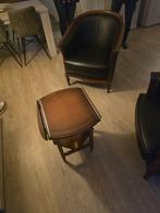 Theetafel setje met 2 stoelen, Gebruikt, Twee, Bruin, Klassiek