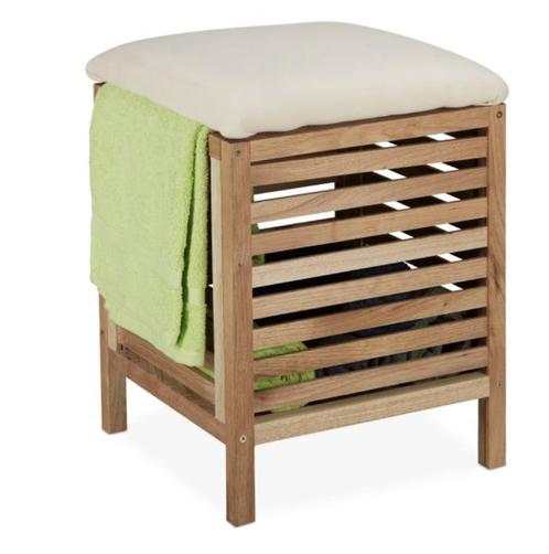 Wasmand walnotenhout - nieuw, Huis en Inrichting, Badkamer | Badtextiel en Accessoires, Nieuw, Overige typen, Ophalen of Verzenden
