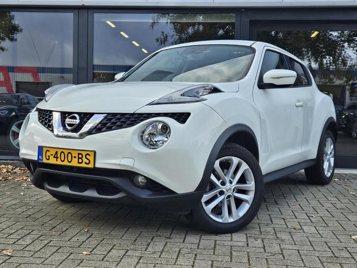 Nissan Juke 1.2 DIG-T S/S Acenta FACELIFT + LM VELGEN + CRUI, Auto's, Nissan, Bedrijf, Te koop, Juke, ABS, Airbags, Airconditioning