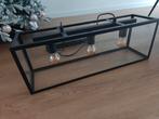 Industriële hanglamp met glazen behuizing, Ophalen, Zo goed als nieuw, Glas, Minder dan 50 cm