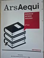 ArsAequi Burgerlijk wetboek 2023/2024, Ophalen of Verzenden, Zo goed als nieuw
